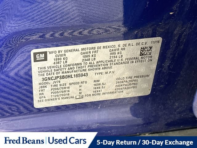 Used 2017 Chevrolet Trax LT w/ Driver Confidence Package AWD/4WD image 36