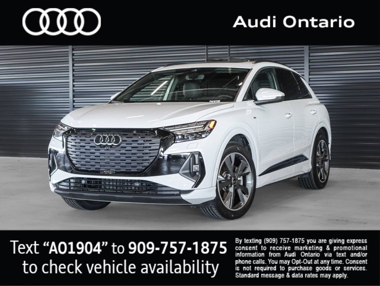 Used 2024 Audi Q4 e-tron Prestige w/ Black Optic Package AWD/4WD image 1