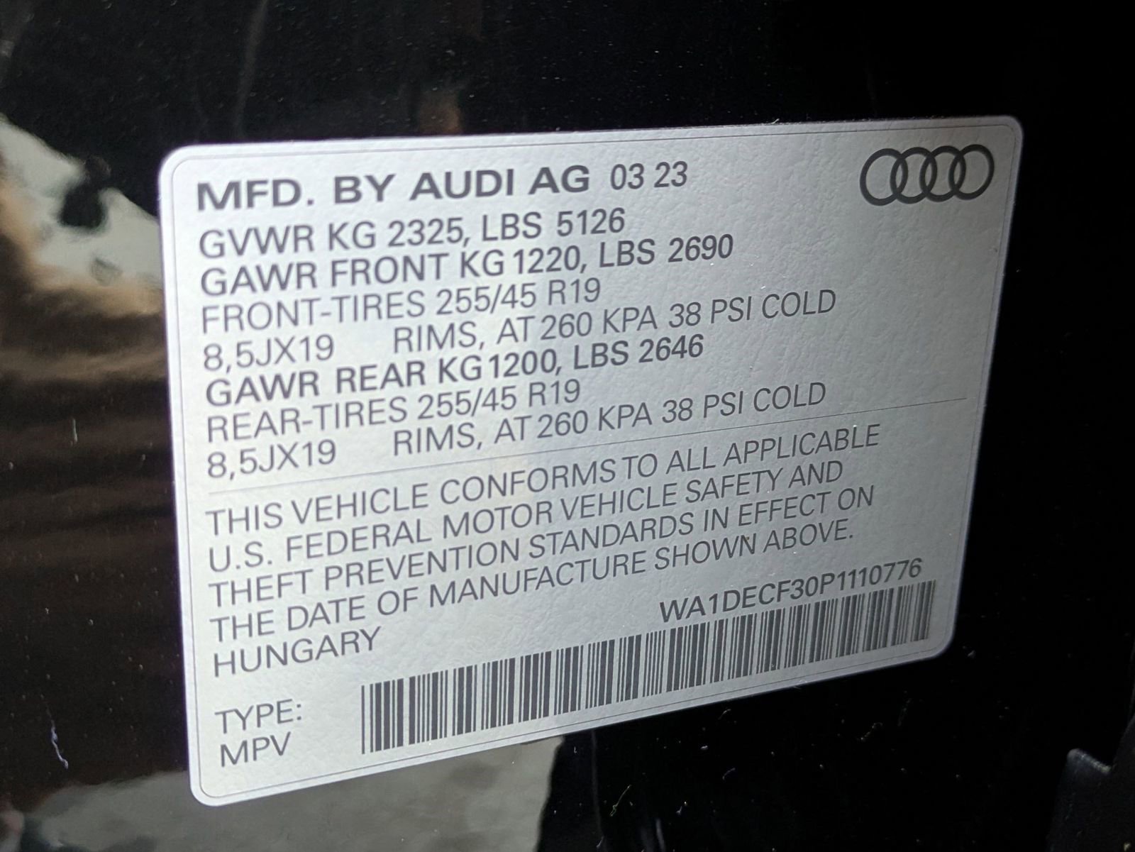 Used 2023 Audi Q3 2.0T Premium w/ Black Optic Sport Package image 17