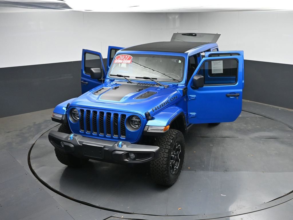 Used 2021 Jeep Wrangler Unlimited Rubicon 4xe w/ Cold Weather Group AWD/4WD image 45