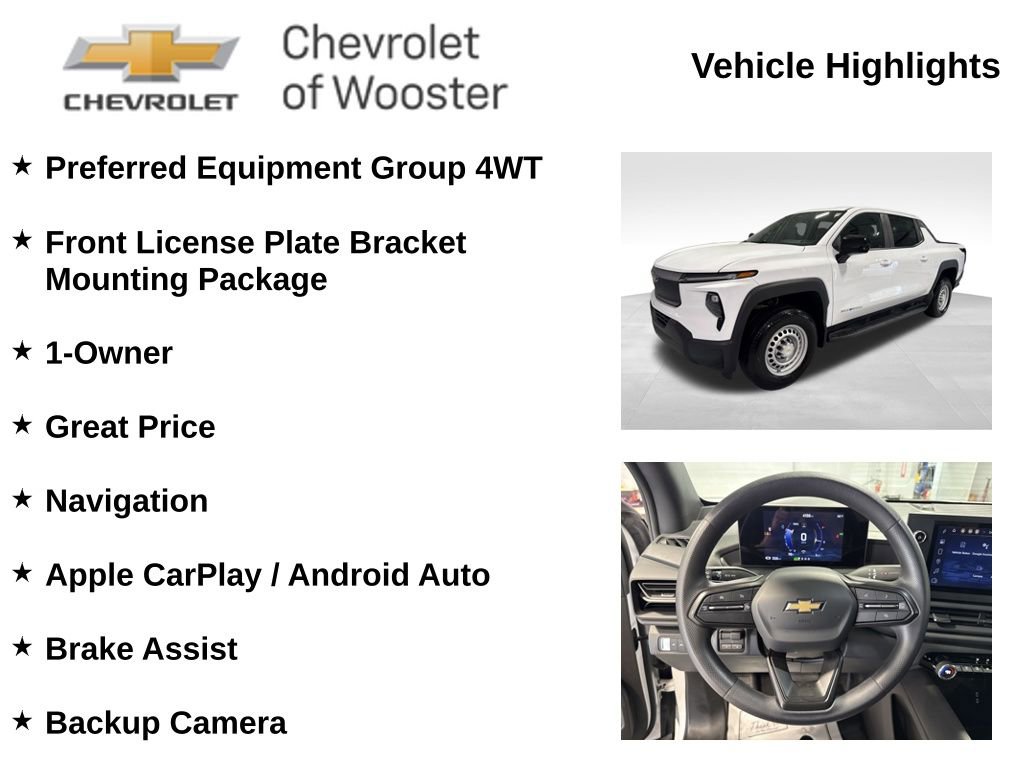 Used 2024 Chevrolet Silverado EV W/T AWD/4WD image 2