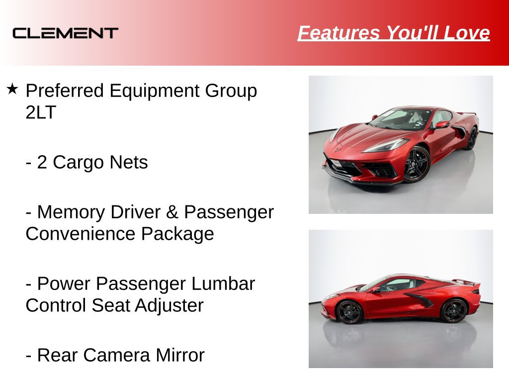 Used 2023 Chevrolet Corvette Stingray Preferred Cpe w/ Z51 Performance Package RWD image 19