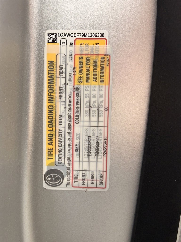 Used 2021 Chevrolet Express 2500 LS w/ Enhanced Convenience Package image 55