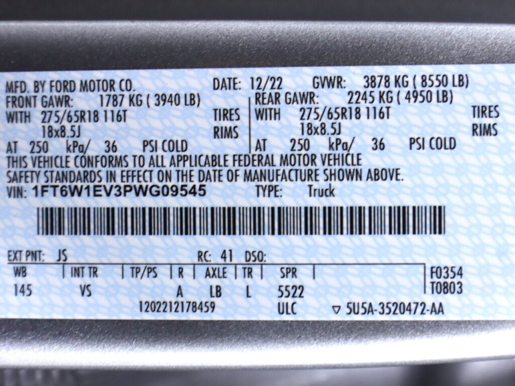 Used 2023 Ford F150 Lightning Pro AWD/4WD image 56