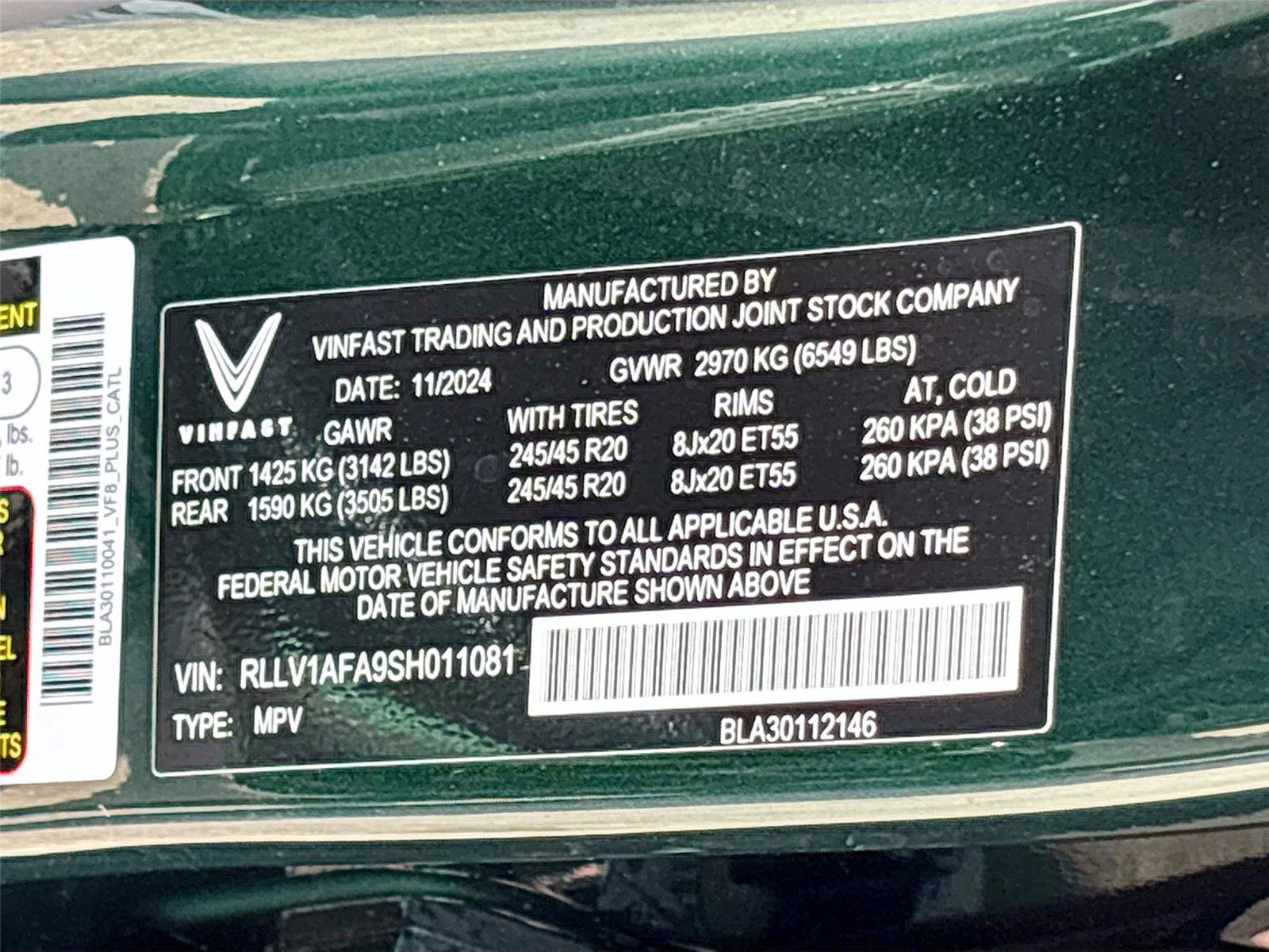 New 2025 VinFast VF 8 Plus AWD/4WD image 31