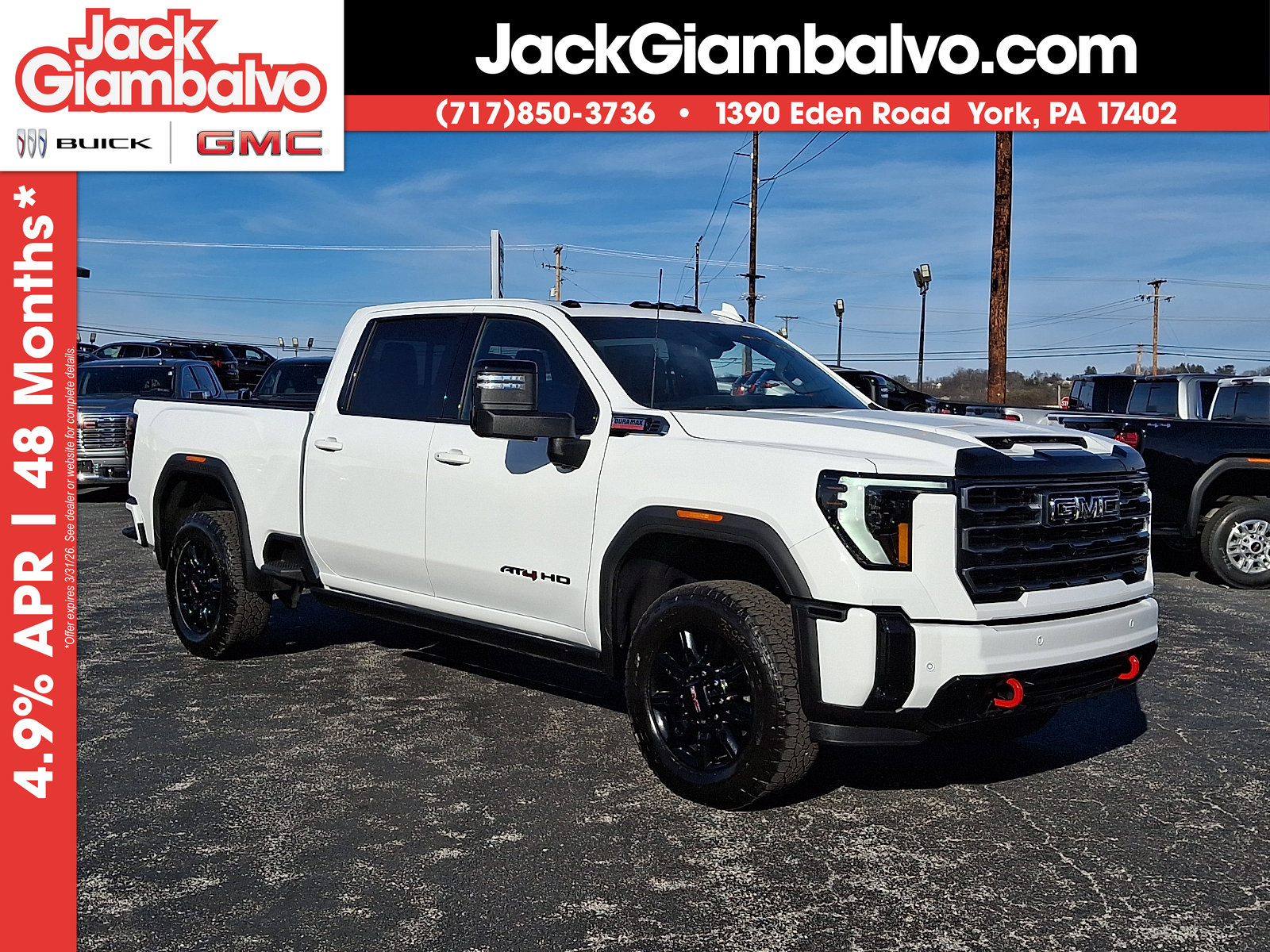 New 2026 GMC Sierra 2500 AT4 w/ AT4 Premium Plus Package image 1