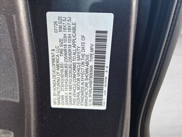 New 2026 Honda Odyssey EX-L image 16