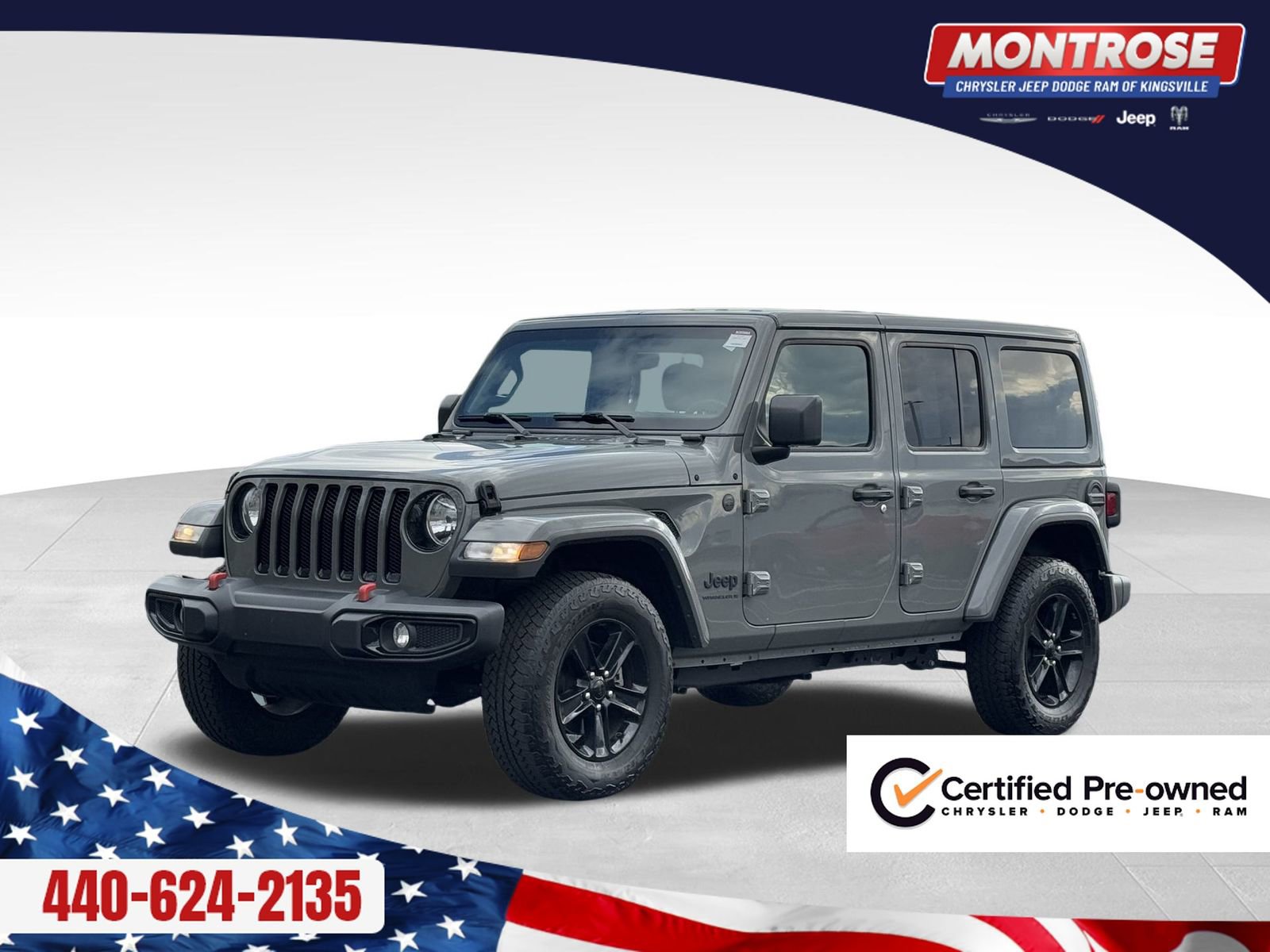 Certified 2023 Jeep Wrangler Unlimited Sahara