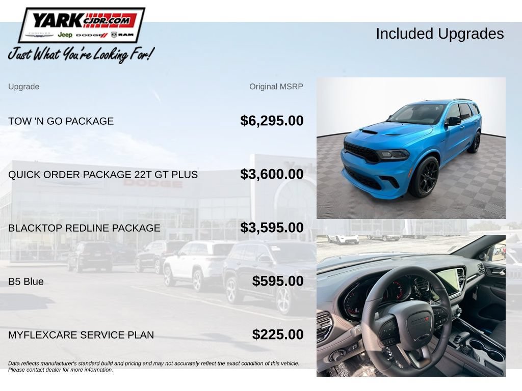 New 2026 Dodge Durango GT w/ Tow 'N Go Package AWD/4WD image 3