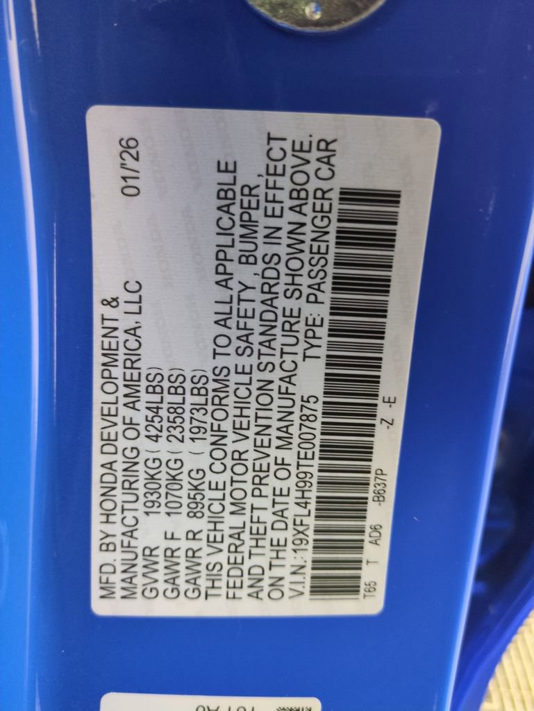 New 2026 Honda Civic Sport Touring image 30