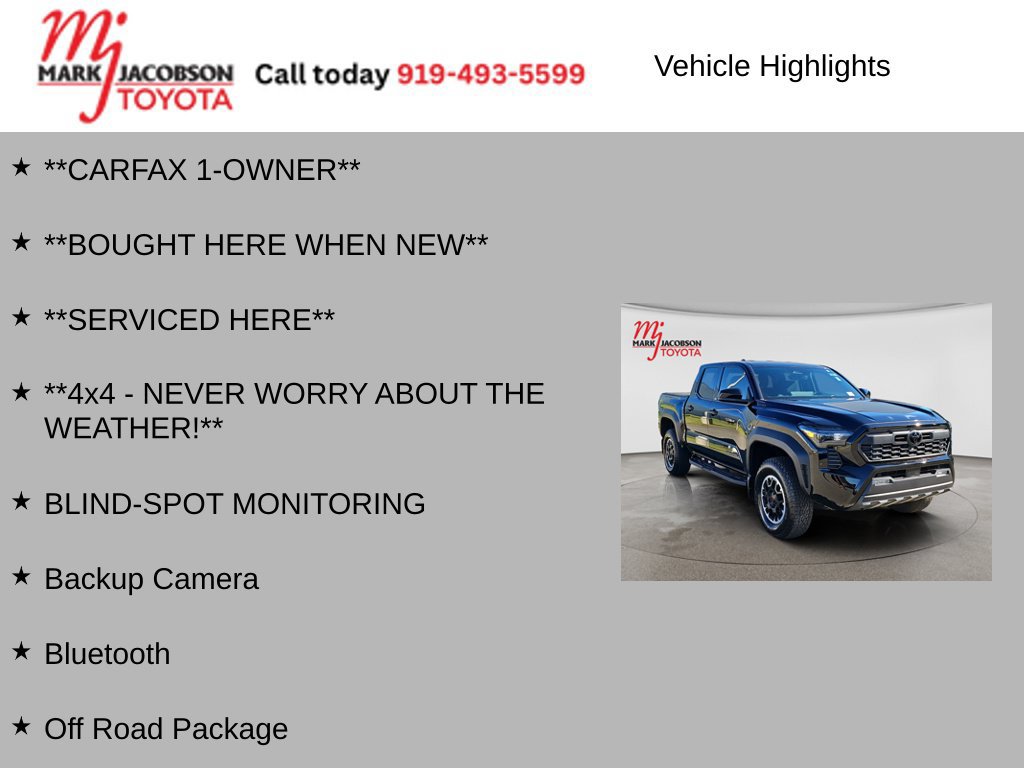 Used 2026 Toyota Tacoma TRD Off-Road AWD/4WD image 6