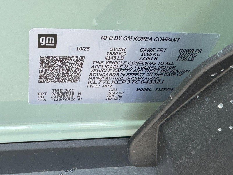 New 2026 Chevrolet Trax ACTIV w/ Sunroof Package image 18