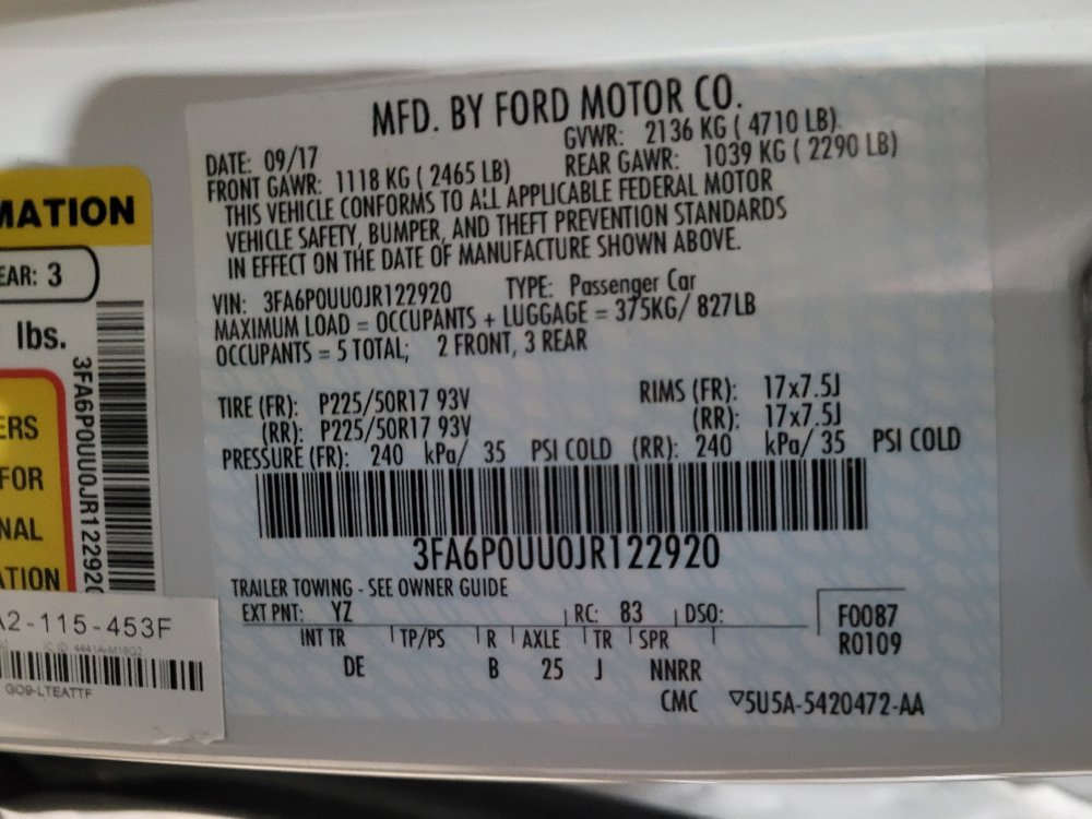 Used 2018 Ford Fusion S image 33