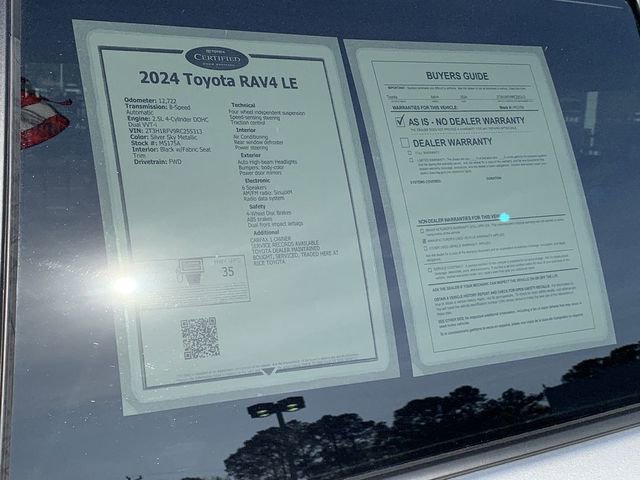Certified 2024 Toyota RAV4 LE image 36