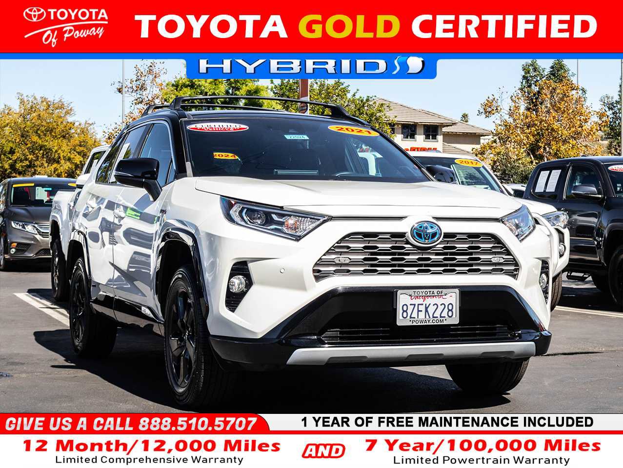 Certified 2021 Toyota RAV4 XSE