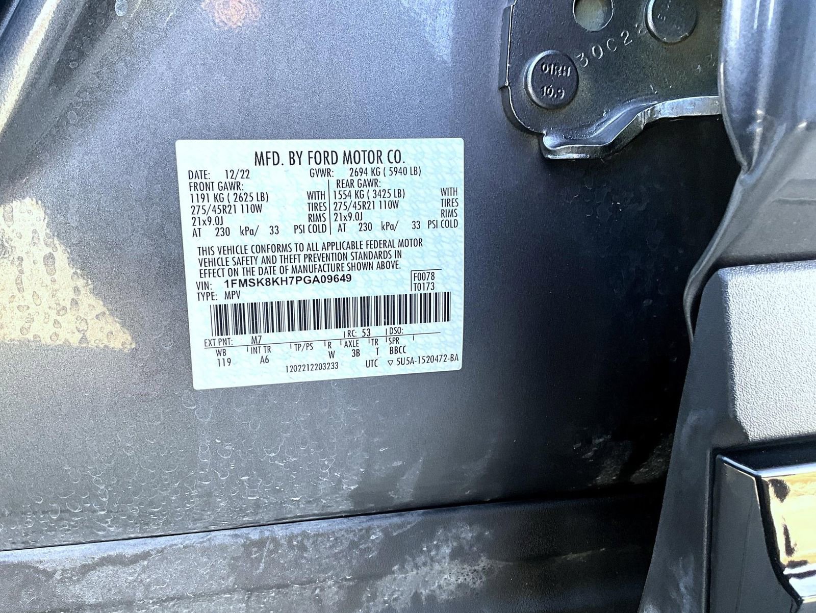 Used 2023 Ford Explorer ST-Line w/ Class IV Trailer Tow Package image 30