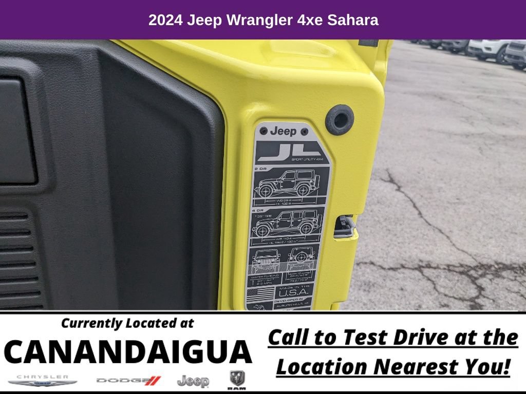 New 2024 Jeep Wrangler Unlimited Sahara w/ Safety Group AWD/4WD image 29
