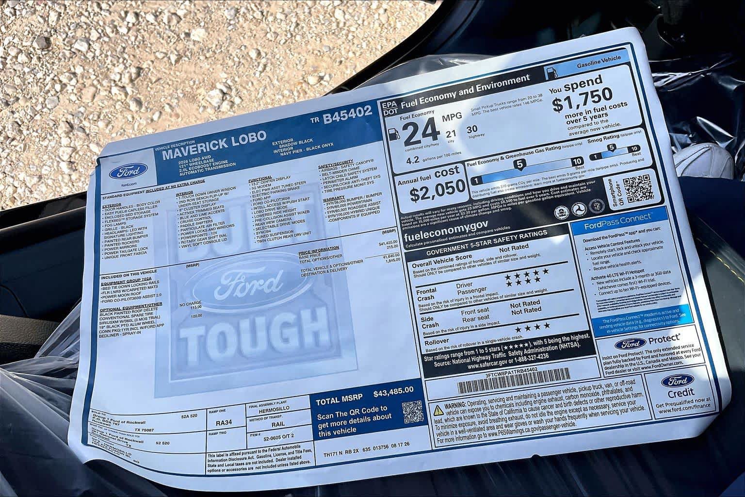 New 2026 Ford Maverick Lobo AWD/4WD image 18