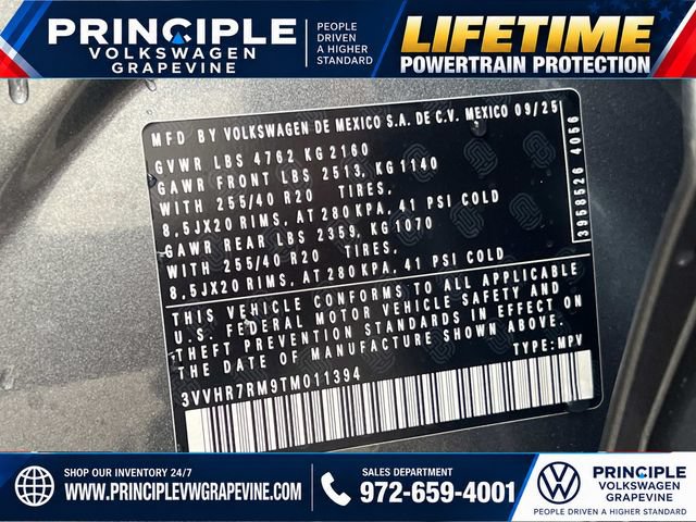 New 2026 Volkswagen Tiguan SE R-Line FWD image 26