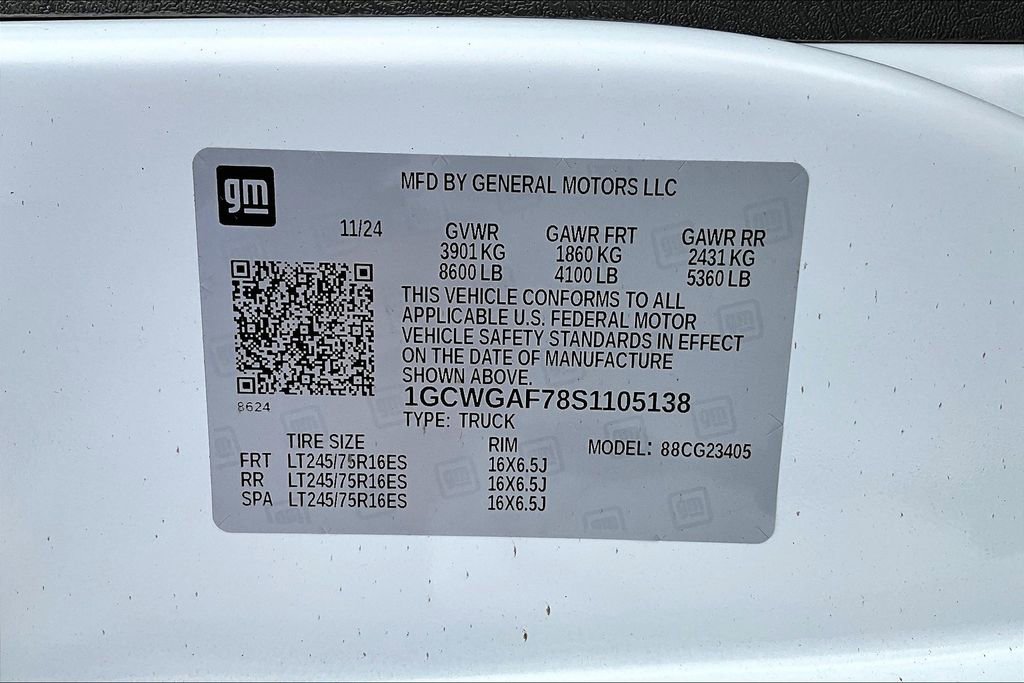 New 2025 Chevrolet Express 2500 w/ Driver Convenience Package image 14