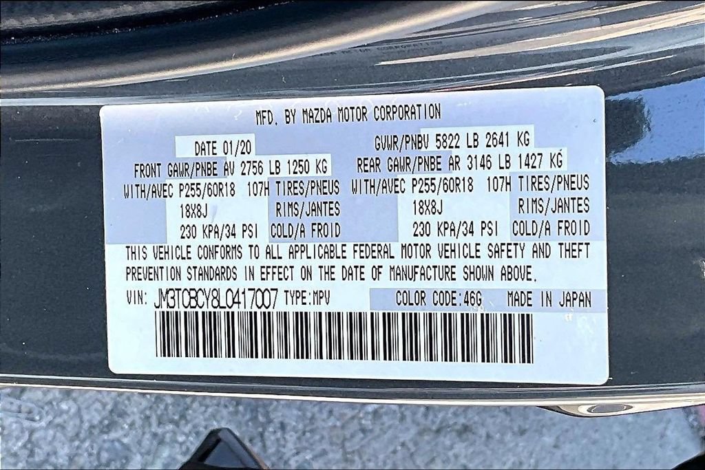 Used 2020 MAZDA CX-9 Touring w/ Touring Premium Package AWD/4WD image 17