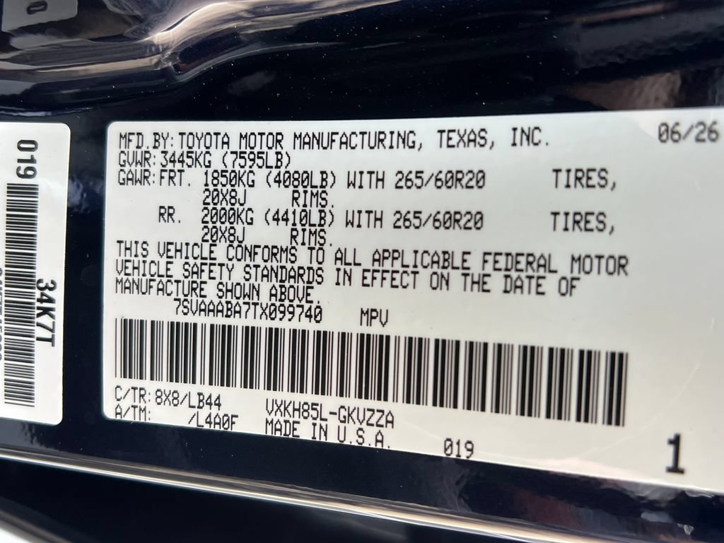 New 2026 Toyota Sequoia 1794 Edition AWD/4WD image 28