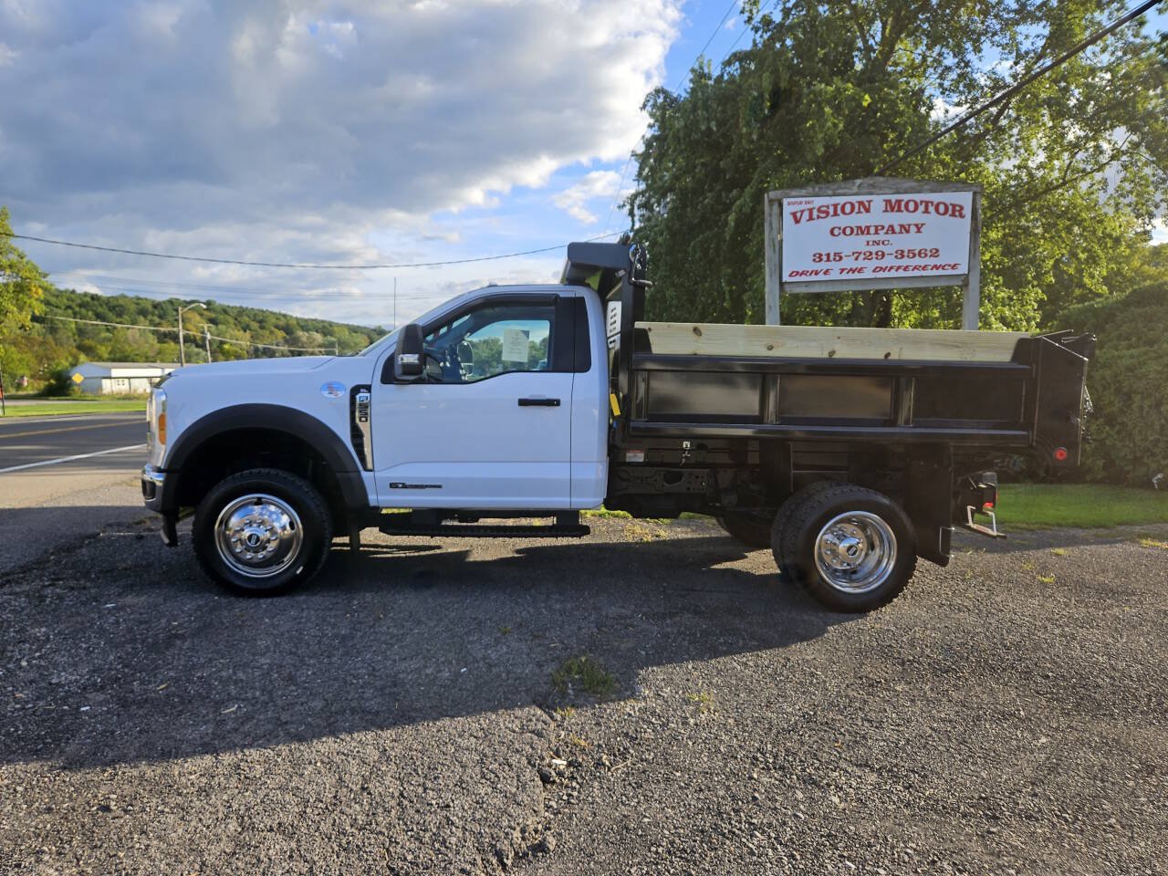 Used 2023 Ford F550 4x4 Regular Cab Super Duty w/ Snow Plow Prep Package image 3