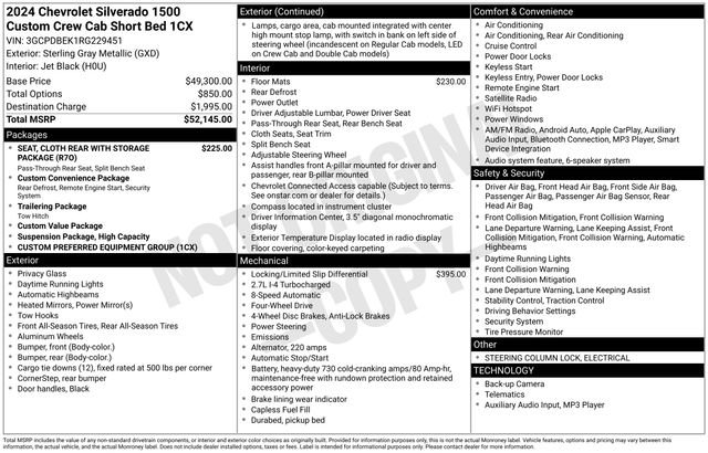 Used 2024 Chevrolet Silverado 1500 Custom image 17