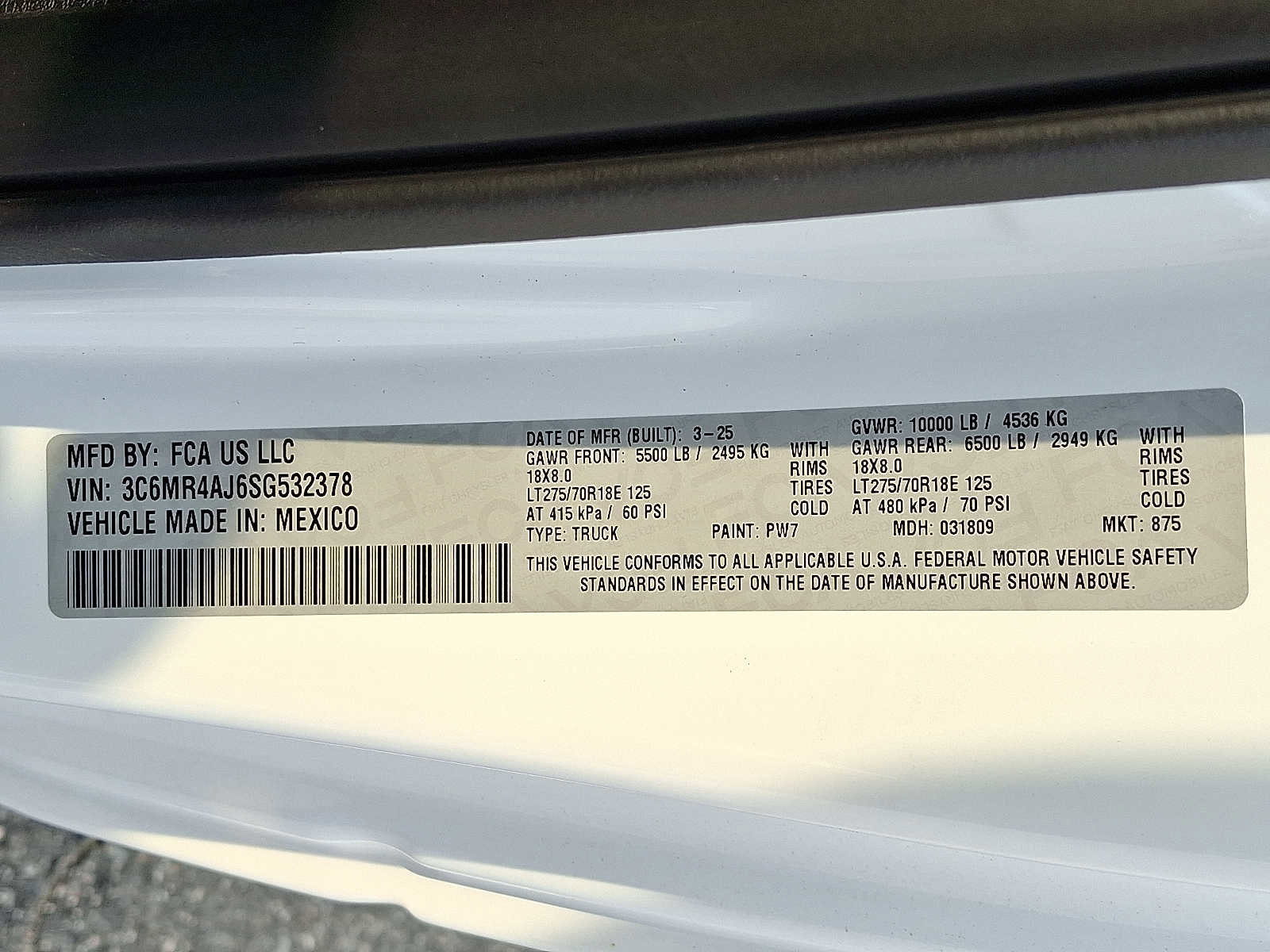 New 2025 RAM 2500 Tradesman RWD image 18