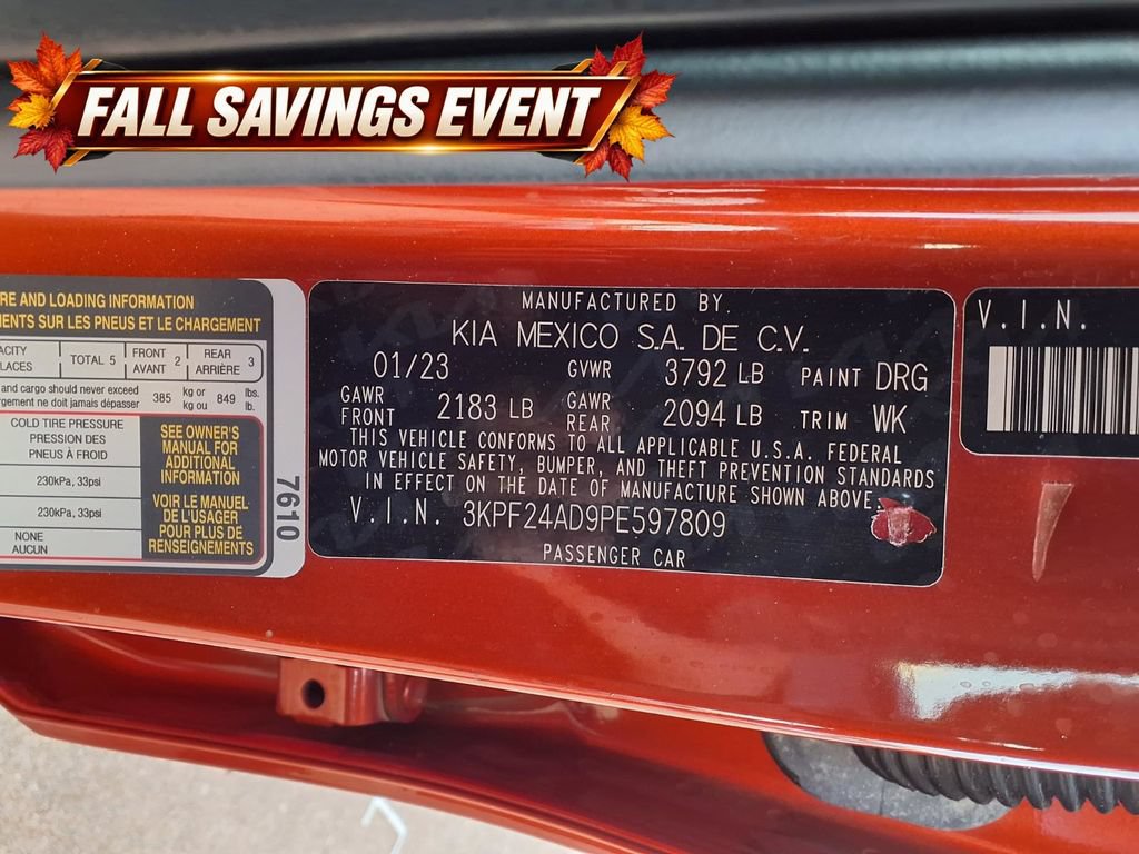 Used 2023 Kia Forte LXS w/ LXS Technology Package FWD image 13