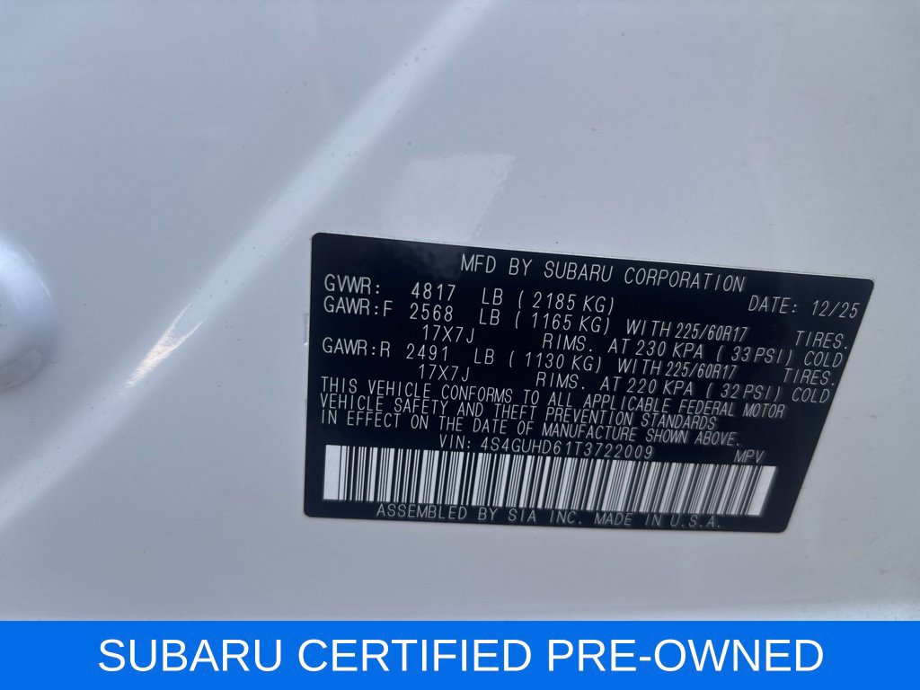 Certified 2026 Subaru Crosstrek 2.5i Premium AWD/4WD image 8