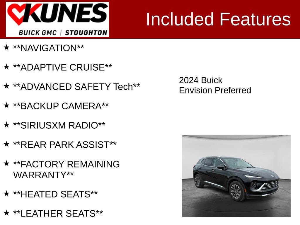 Used 2024 Buick Envision Preferred AWD/4WD image 2