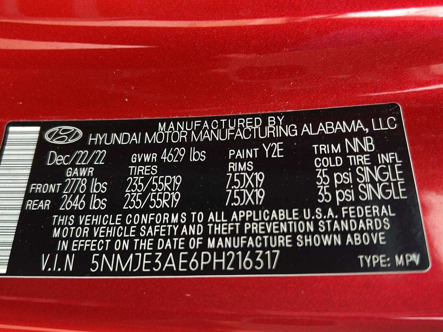 Used 2023 Hyundai Tucson Limited w/ Cargo Package FWD image 33