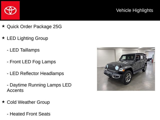 Used 2020 Jeep Wrangler Unlimited Sahara w/ LED Lighting Group image 5