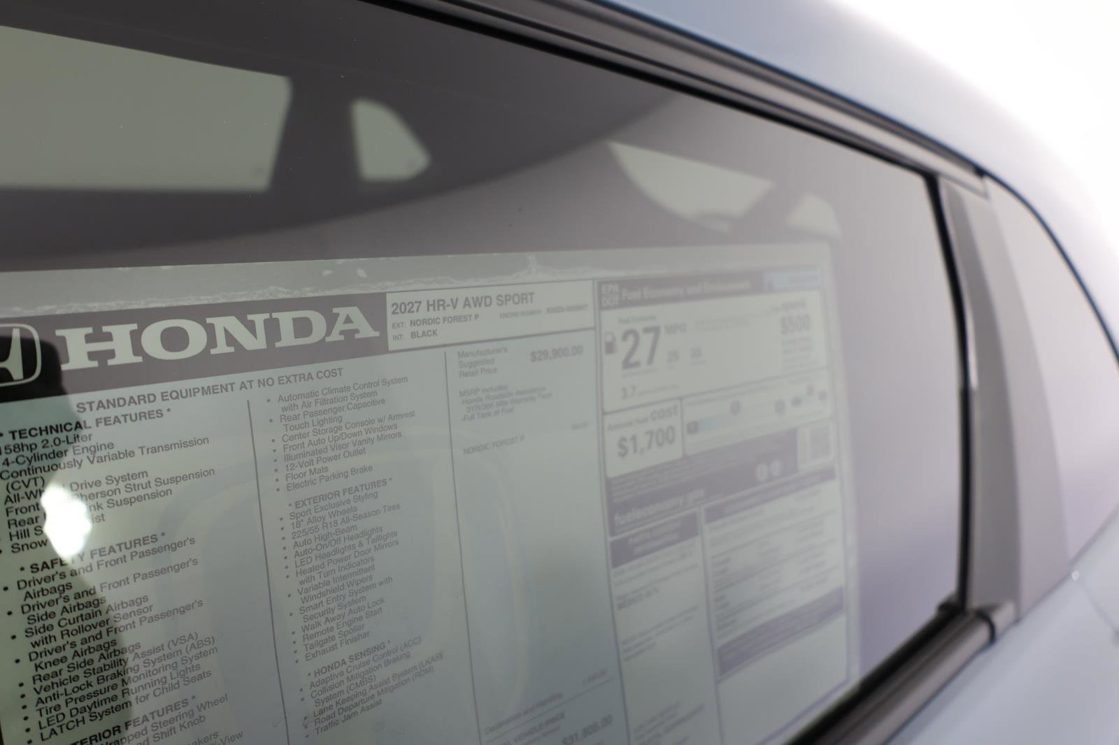 New 2027 Honda HR-V Sport image 26
