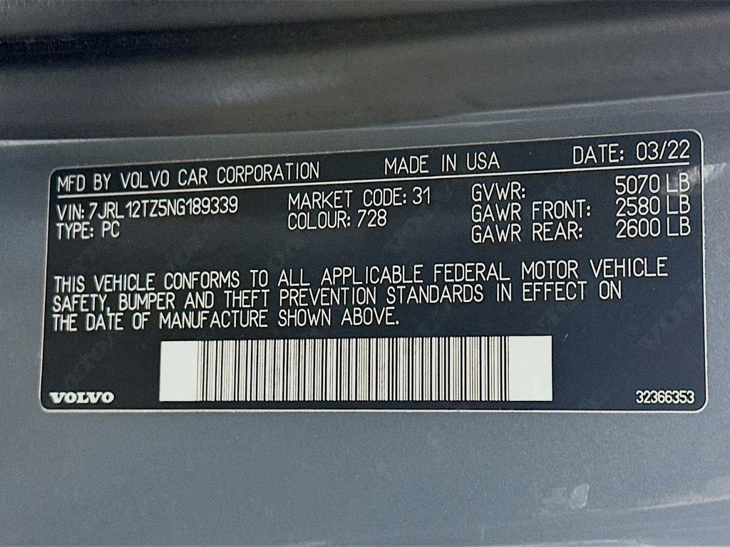 Used 2022 Volvo S60 B5 Momentum image 35