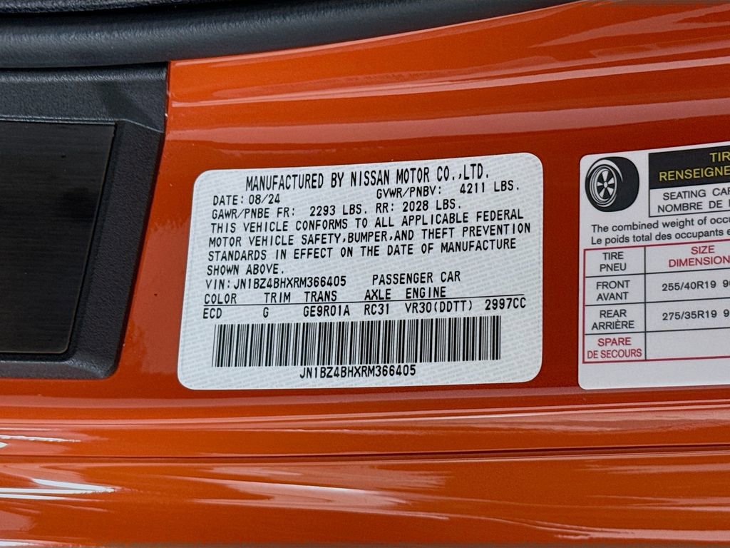 Used 2024 Nissan Z Performance w/ Heritage Edition image 31