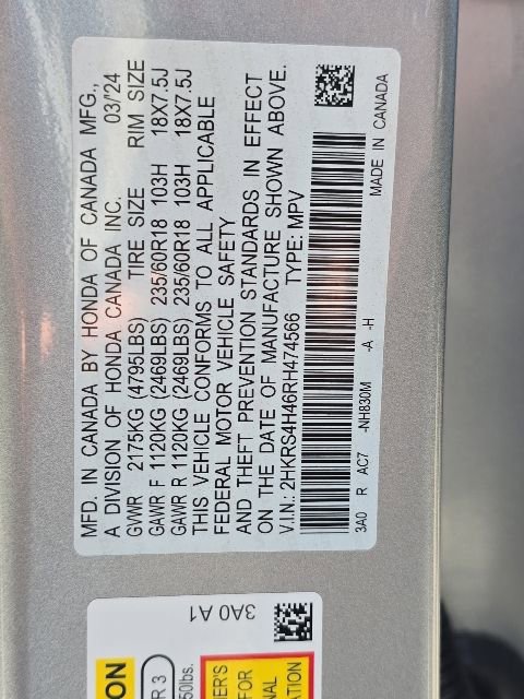 Certified 2024 Honda CR-V EX image 56
