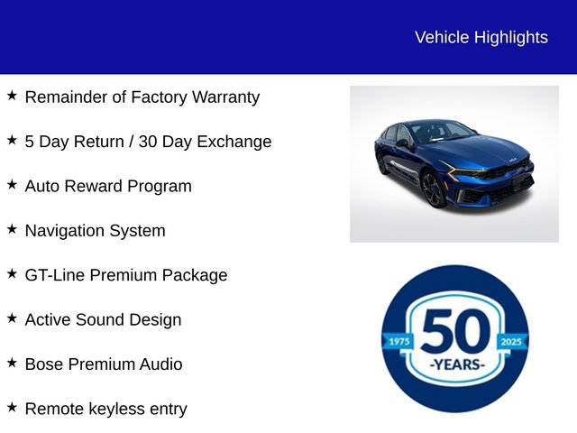 Used 2025 Kia K5 GT-Line w/ GT-Line Premium Package AWD/4WD image 5