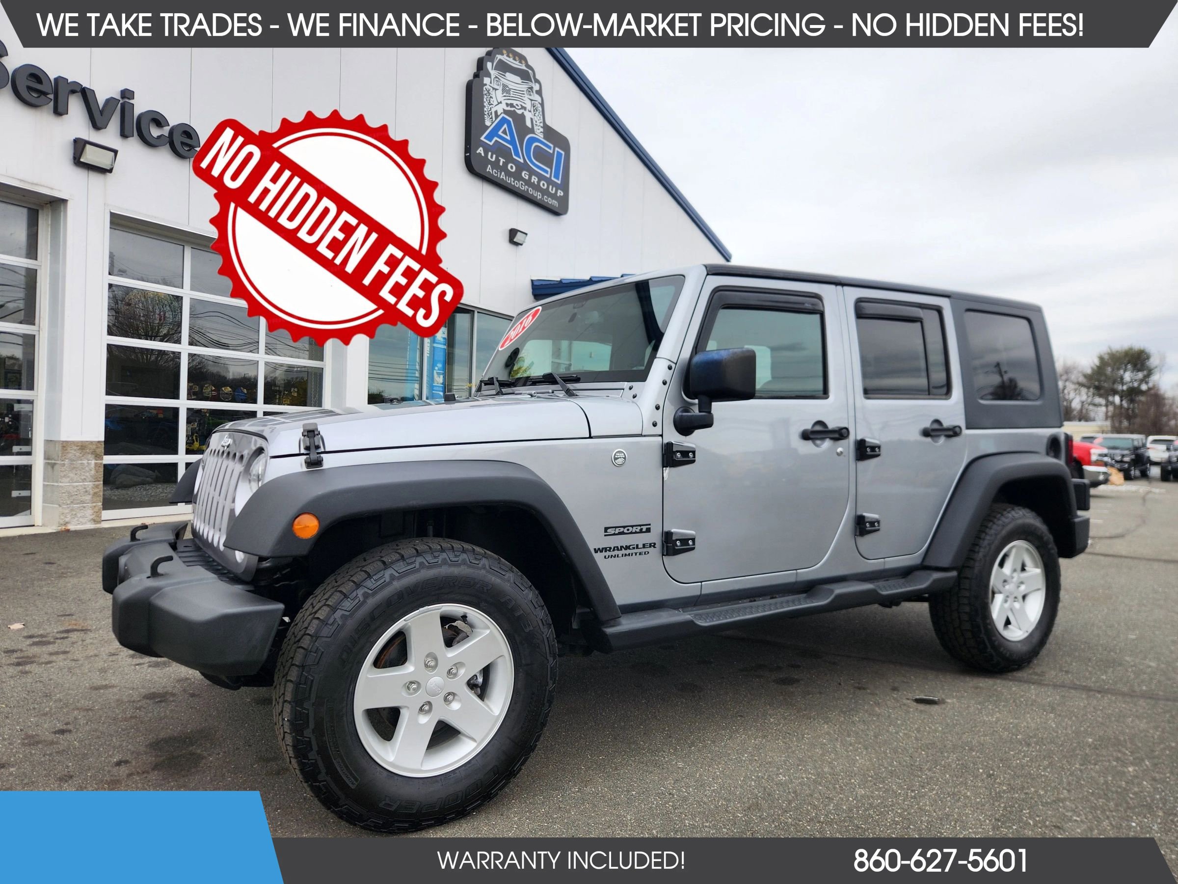 Used 2016 Jeep Wrangler Unlimited Sport w/ Quick Order Package 24S AWD/4WD image 1