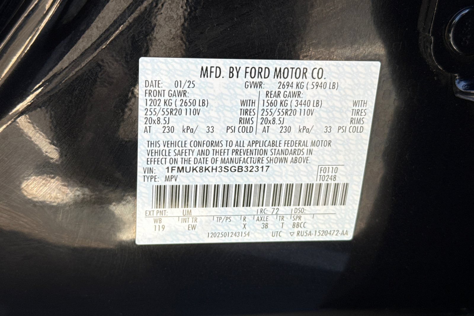 Used 2025 Ford Explorer ST-Line AWD/4WD image 44