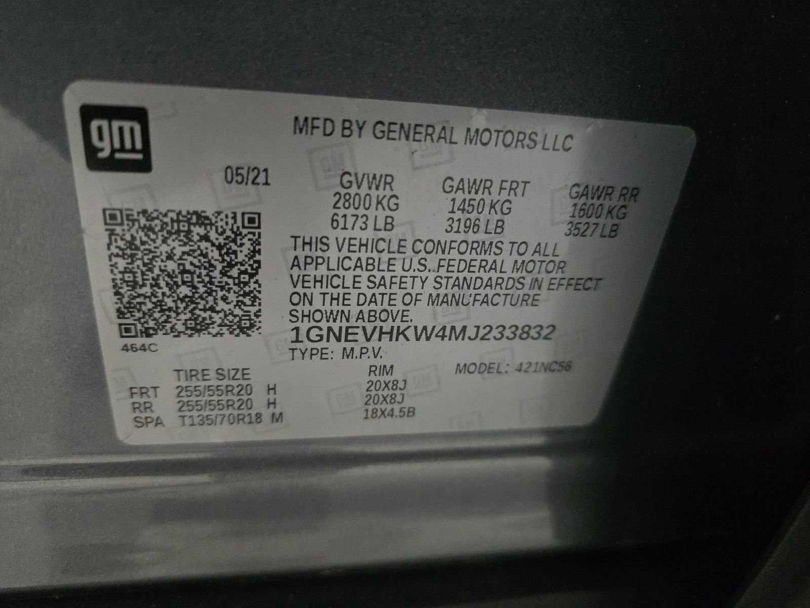 Used 2021 Chevrolet Traverse LT w/ LT Premium Package image 22