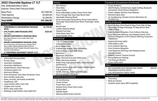 Used 2022 Chevrolet Equinox LT FWD image 5