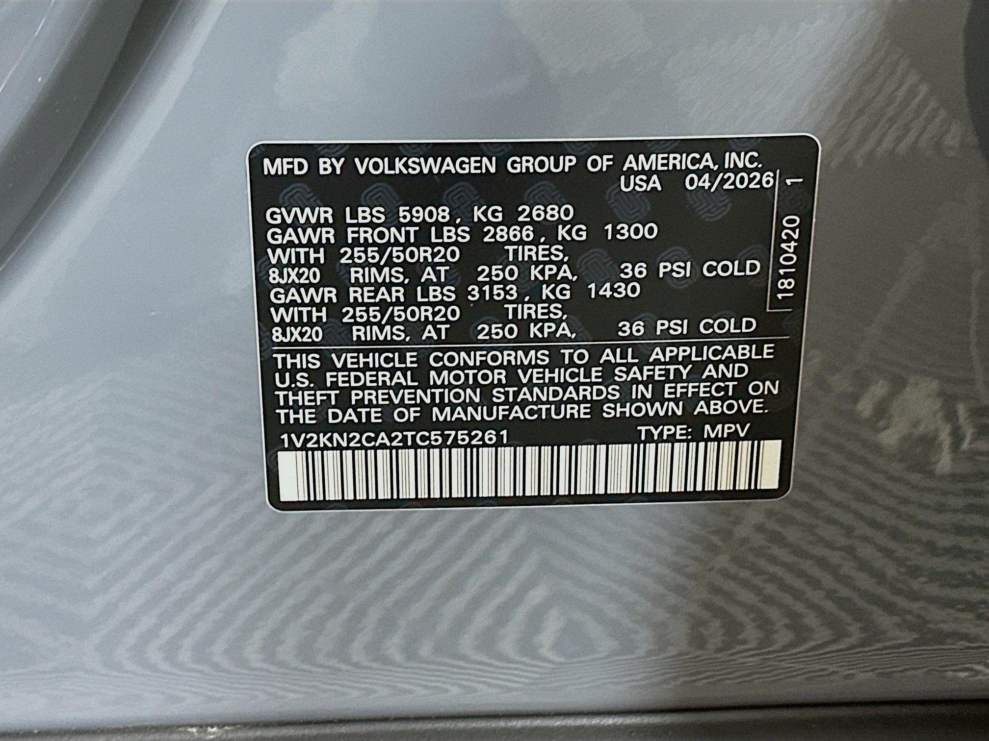 New 2026 Volkswagen Atlas SE AWD/4WD image 32