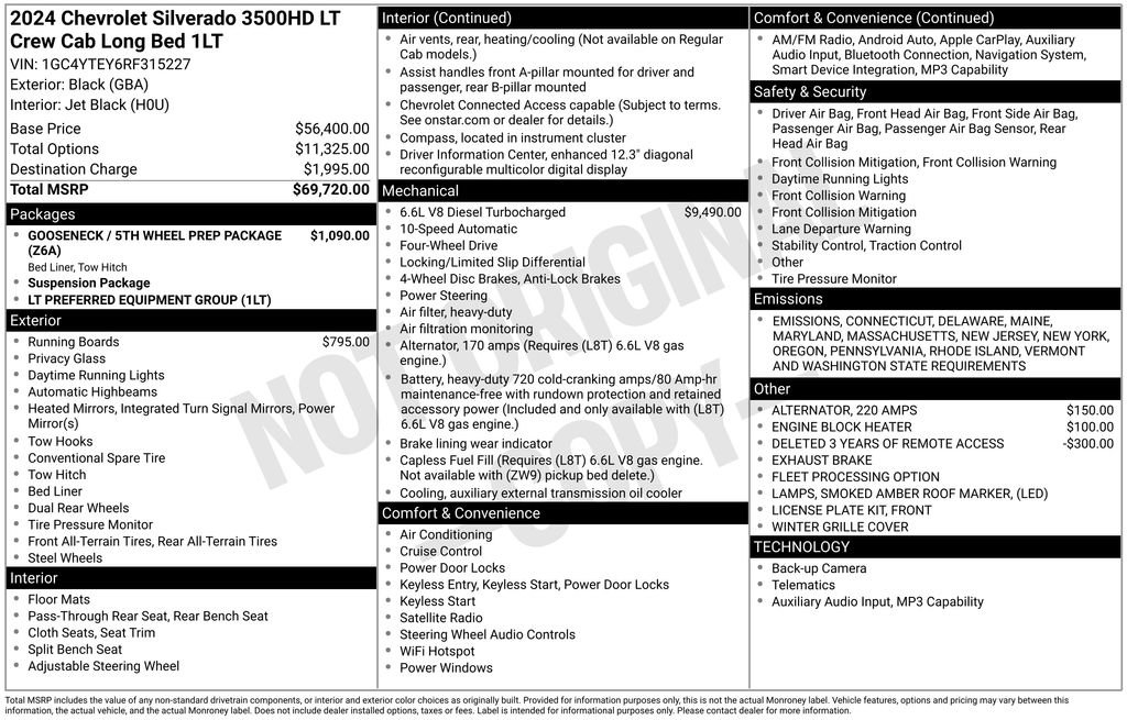 Certified 2024 Chevrolet Silverado 3500 LT image 41
