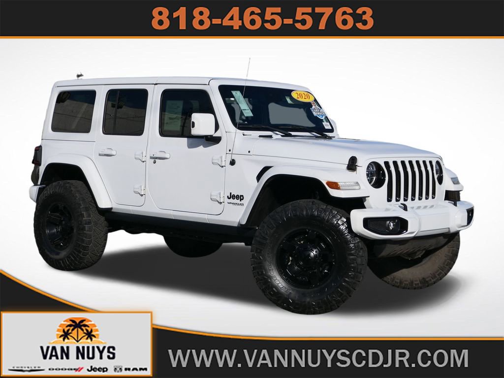 Used 2020 Jeep Wrangler Unlimited Sahara image 1