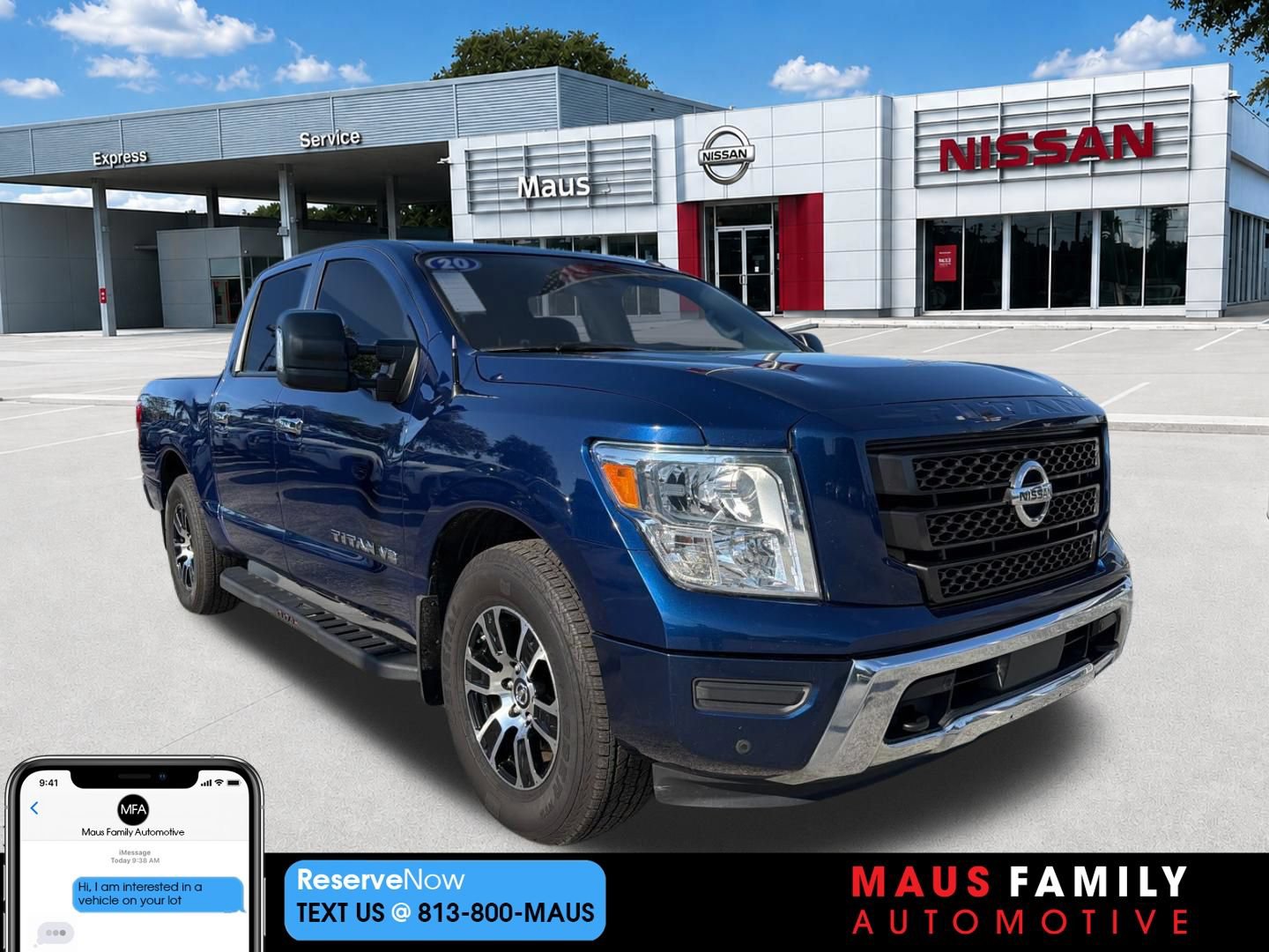 Used 2020 Nissan Titan SV w/ SV Convenience Package RWD image 1
