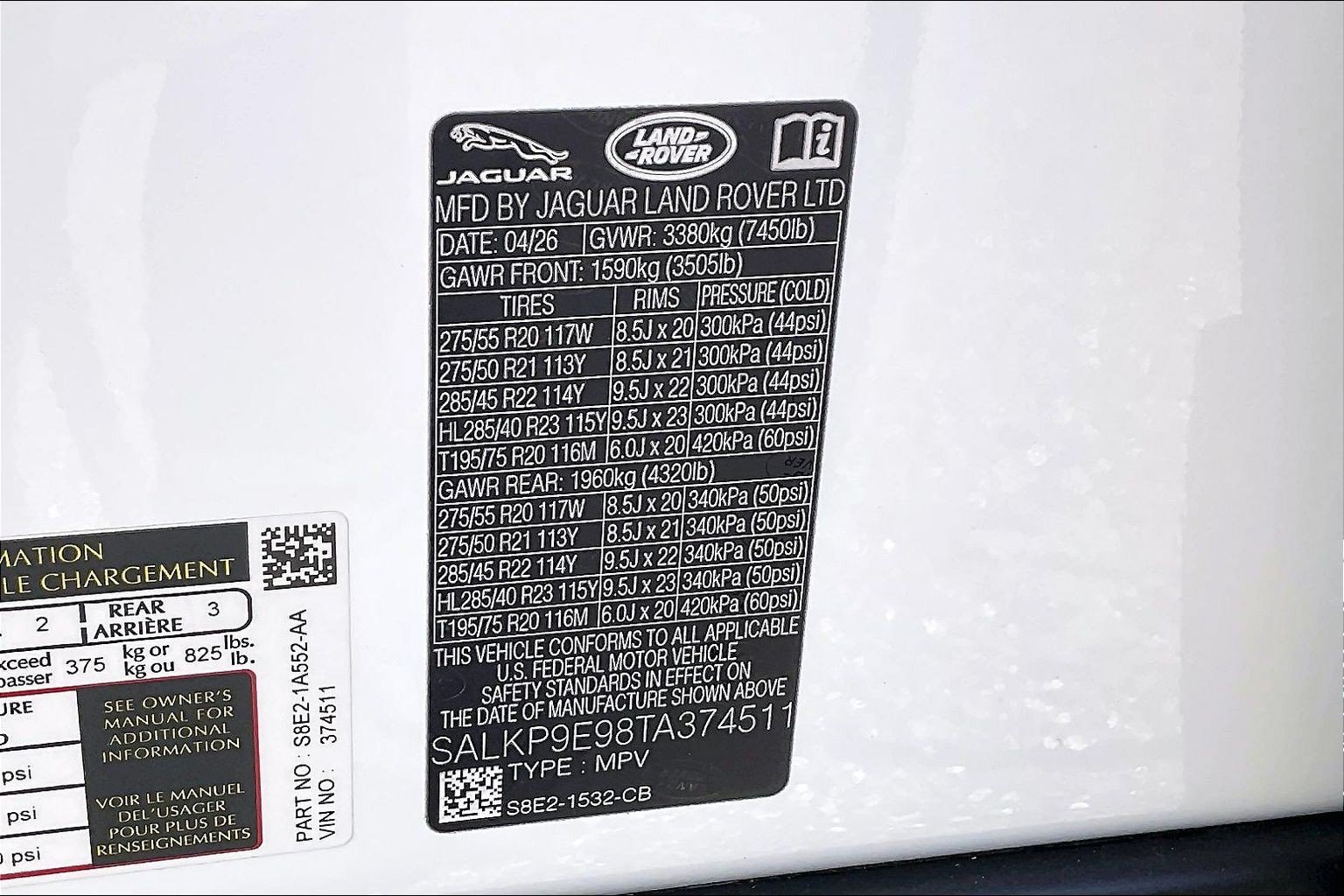 New 2026 Land Rover Range Rover SE AWD/4WD image 15