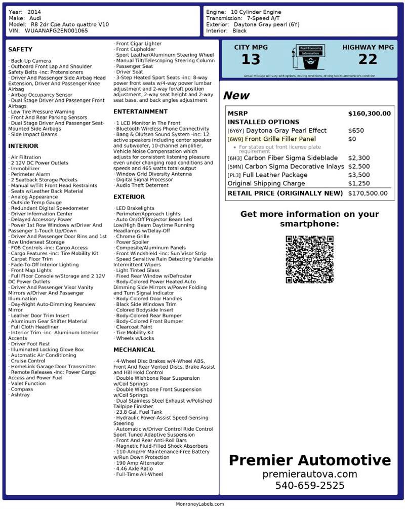 Used 2014 Audi R8 V10 image 2