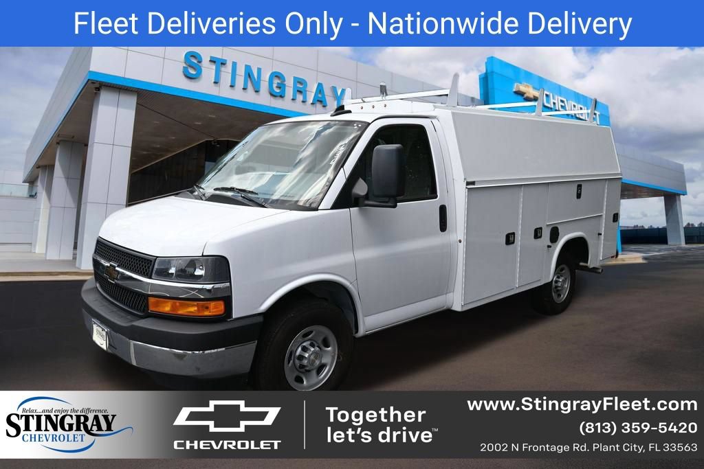 New 2025 Chevrolet Express 3500 w/ Power Convenience Package RWD image 1
